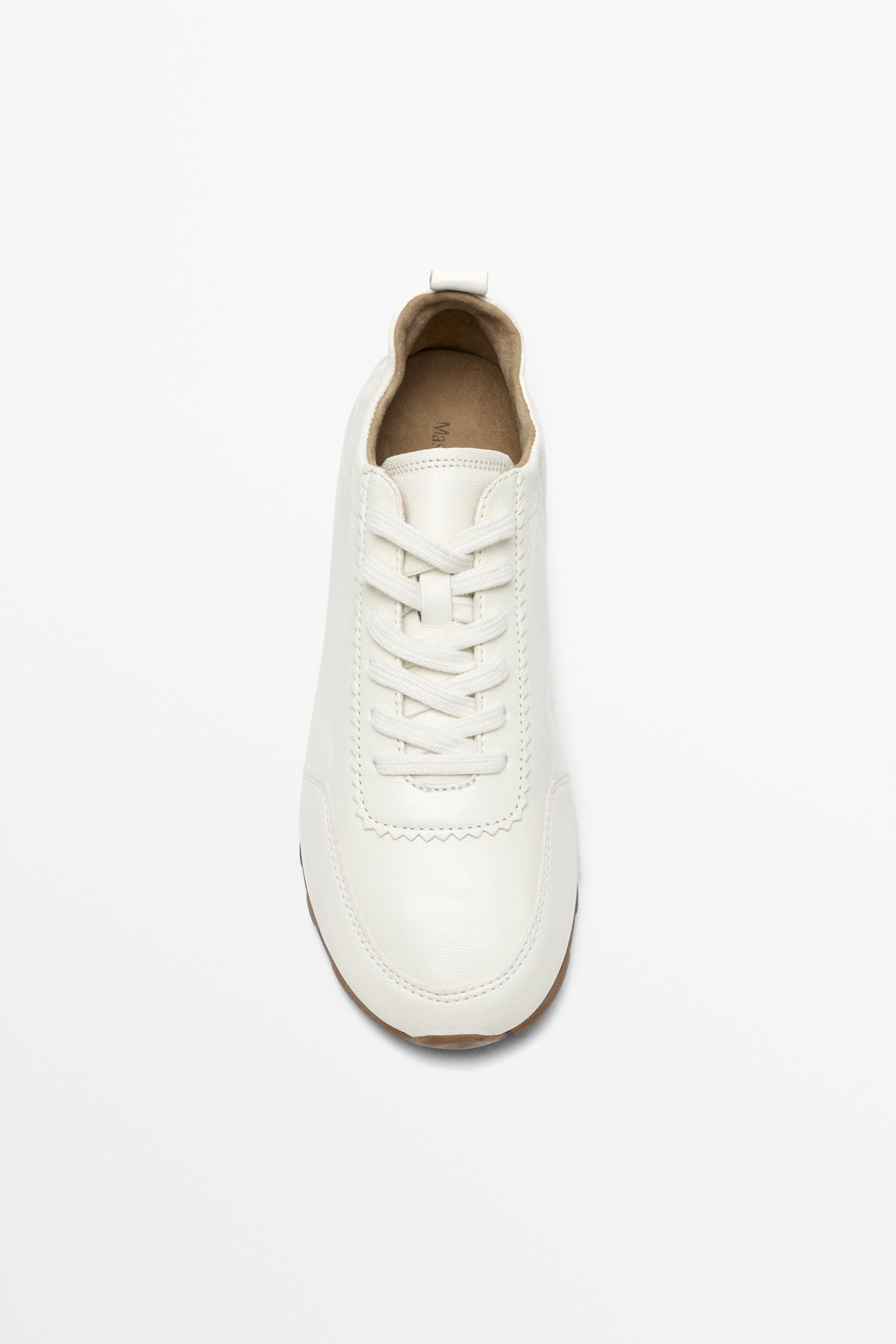 Chaussure de sport cuir souple